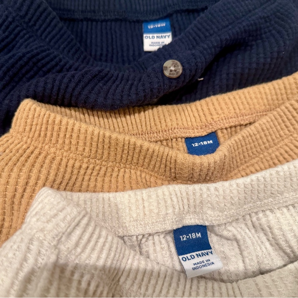 Old Navy Waffle Knit Pants Bundle - Picture 3 of 3